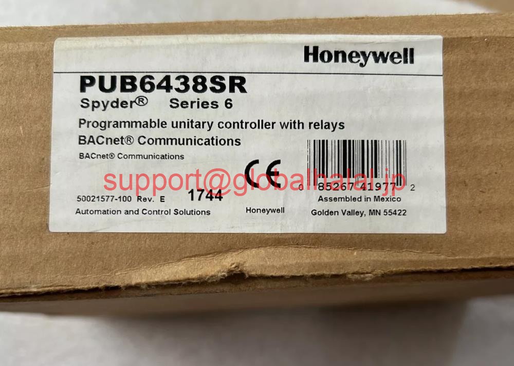 新品【東京発★適格請求書★税込】Honeywell pub6438Sr pub6438Sr-chnプログラマブルコントローラー 【６ヶ月保証】｜Global Halal Japan 80,861円