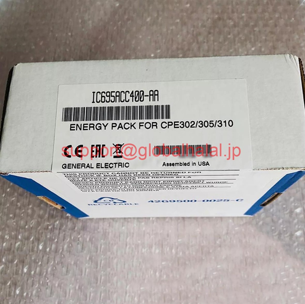 新品【東京発★適格請求書★税込】モジュールIC695ACC400-AA【6ヶ月保証】|Global Halal Japan