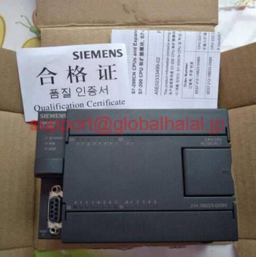 新品【東京発★適格請求書★税込】オリジナルSiemens CPUモジュール6ES7214-1BD23-0XB0 6ES7214-1BD23-0XB0/ 【６ヶ月保証】｜Global Halal Japan