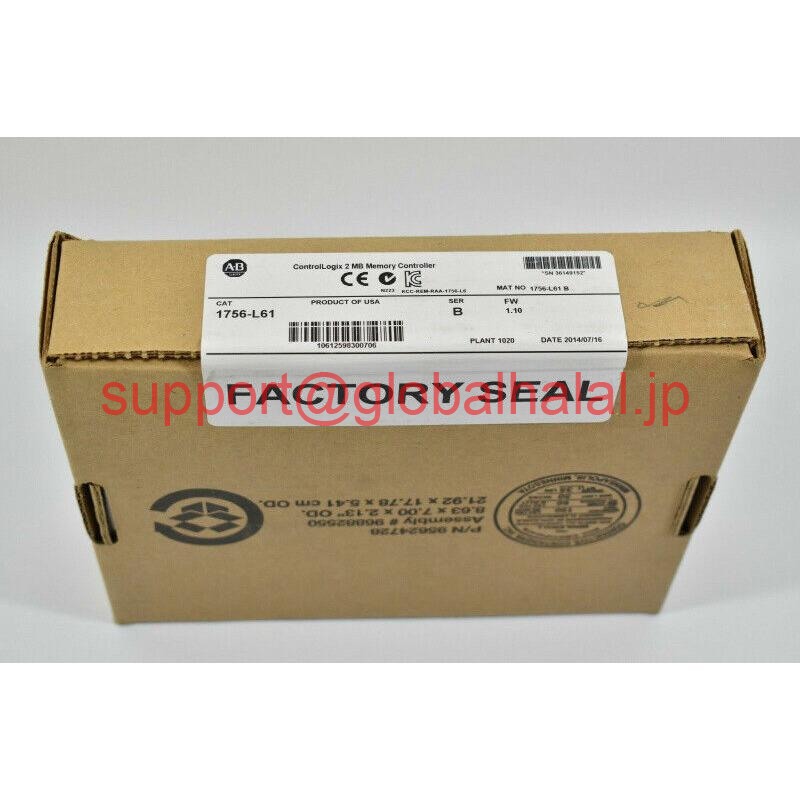 新品【東京発★適格請求書★代引可】1756-L61 SER B ControlLogix 2MB Memy コントローラー 【６ヶ月保証】