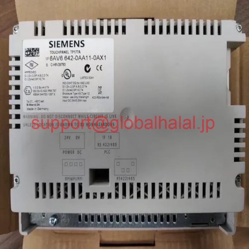 新品【日本の首都発★適当お願いごと書★代引可】Siemens 6AV6642-0AA11-0AX1 E-STAND 16 SIMATIC TP177A DP振り合うダイアログボックス6 \