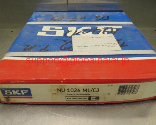 新品【東京発★適格請求書★代引可】SKF NU1026ML/C3ベアリング 【６ヶ月保証】｜Global Halal Japan