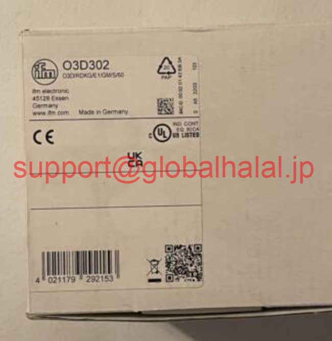 新品【東京発★適格請求書★代引可】IFM O3D302 3DセンサーO3DirdKG/E1/GM/S/60 【６ヶ月保証】｜Global Halal Japan 80,300円