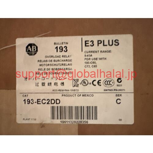 新品【日本の首都発★適当お願いごと書★代引可】Allen-Bradley 193-EC2DD AB 193EC2DDサーマルオーバーロードリレーオープンボックス 【６ヶ月引き受ける】