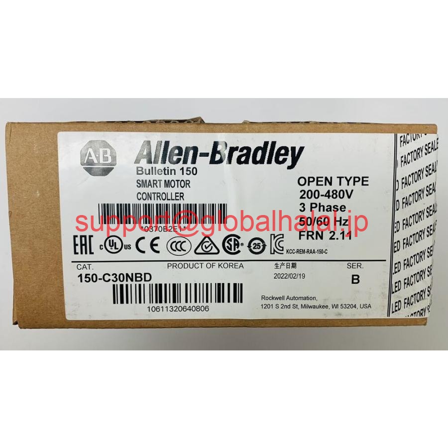 新品【日本の首都発★適当お願いごと書★代引可】Allen-Bradley 150-C30NBD SMC-3スマートモーターコントローラー150C30NBD 【６ヶ月引き受ける】