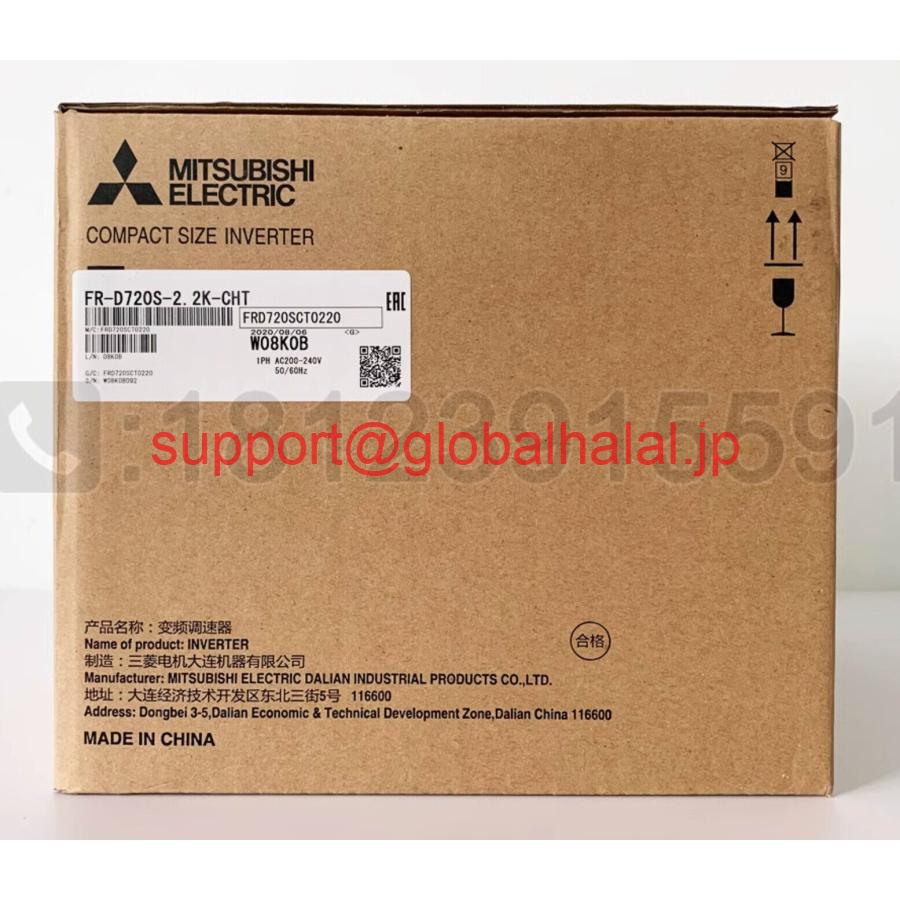 新品【日本の首都発★適当お願いごと書★代引可】三菱変数周波数駆動動力FR-D720S-2.2K-CHT単相220V 2.2kW 【６ヶ月引き受ける】