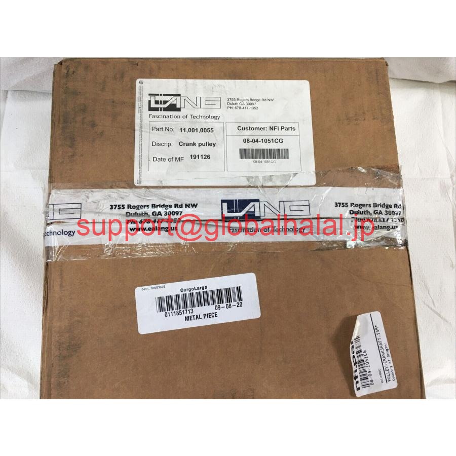 新品【日本の首都発★適当お願いごと書★代引可】Lang Crank Pulley-11,001,0055-NFI.PART-08-04-1051CG-PULLEY-CRANKSHAFT、ISM 【６ヶ月引きうける】