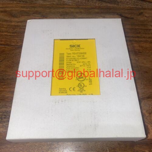 新品【東京発★適格請求書★代引可】SICK FX3-XTI084002 FX3-XT1084002 1044125安全性モジュールFlexi XTIO、PO1 【６ヶ月保証】｜Global Halal Japan