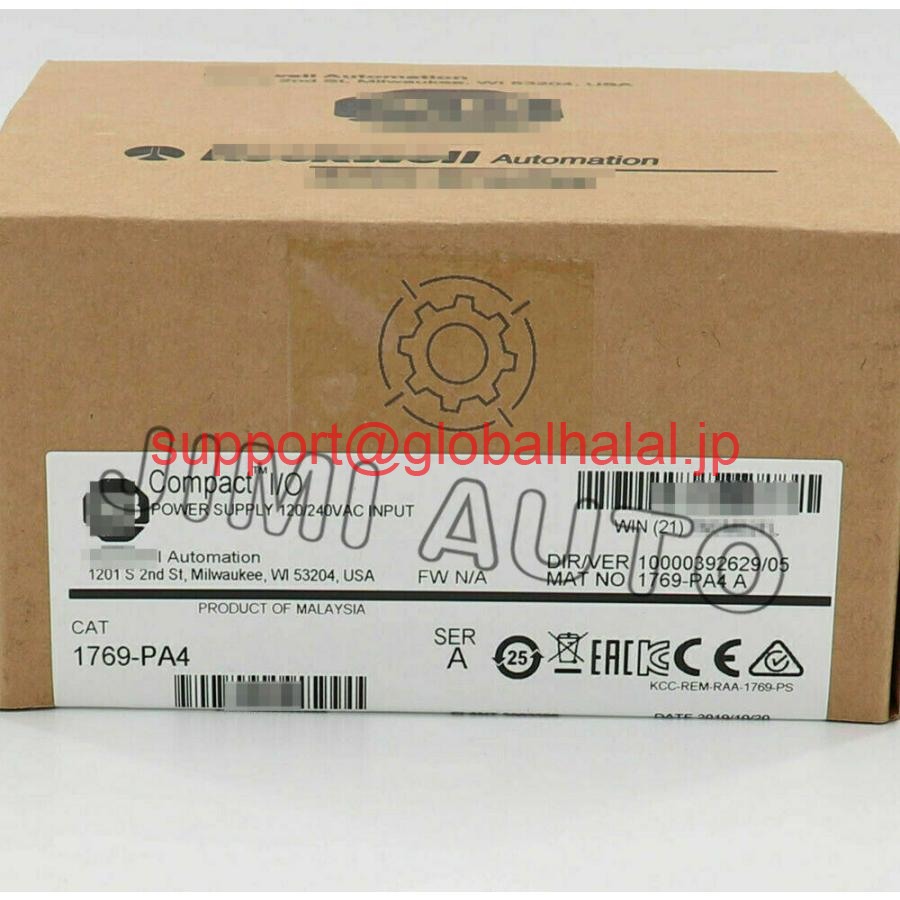 新品【東京発★適格請求書★代引可】1769-PA4 AB工場密閉Sera ser a compactlogix power supply express ZW 【６ヶ月保証】