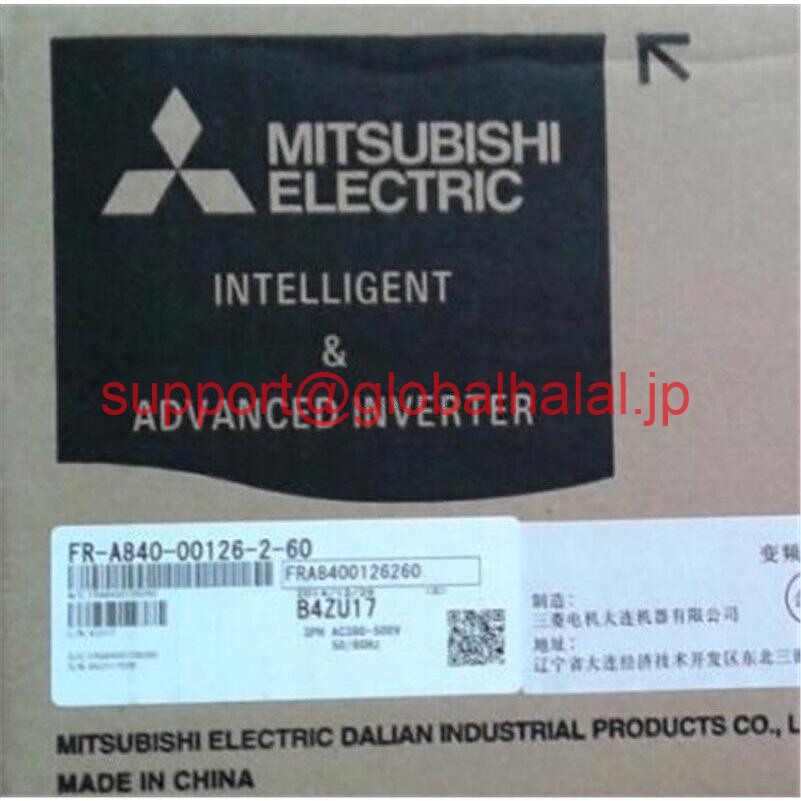 新品【東京発★適格請求書★代引可】三菱 FR-A840-00126-2-60 3.7KW インバーター 【６ヶ月保証】