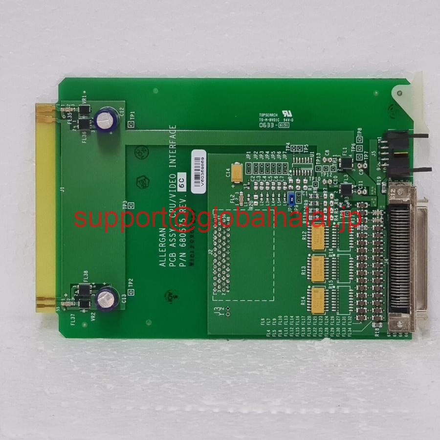 新品【東京発★適格請求書★代引可】Allergan P/N：680575 Rev。 6C PCB Assy、CPU/ビデオインターフェイス 【６ヶ月保証】｜Global Halal Japan