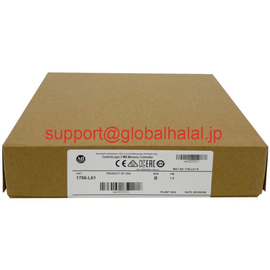新品【日本の首都発★適当お願いごと書★代引可】押捺された1756-L61 /B Controllogix logix5561中央処理装置2MB 【６ヶ月引き請ける】