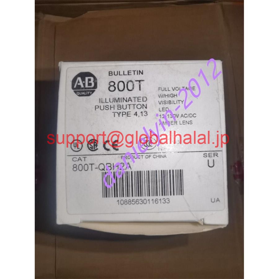 新品【日本の首都発★適当お願いごと書★代引可】800T-QBH2A 12-130VAC/DCオレンジ色名取り草 【６ヶ月引き請ける】