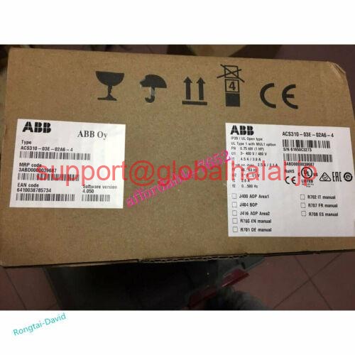 新品【日本の首都発★適当お願いごと書★代引可】ACS310-03E-02A6-4 ABBはたご屋取り替えっこ0.75kW by 【６ヶ月引き受ける】