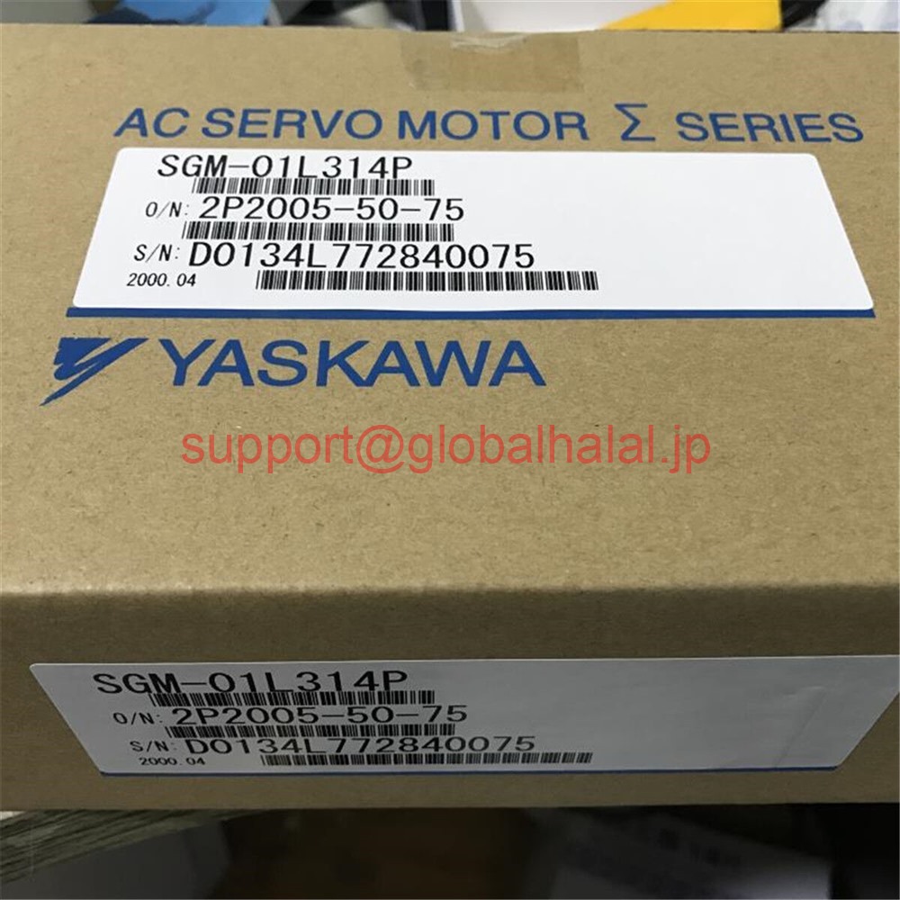新品【東京発★適格請求書★税込】YASKAWA / 安川電機 SGM-01L314P サーボモーター【６ヶ月保証】｜Global Halal Japan