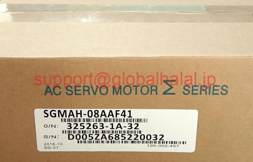 新品【東京発★適格請求書★税込】YASKAWA / 安川電機 SGMAH-08AAF41 サーボモーター【６ヶ月保証】｜Global Halal Japan