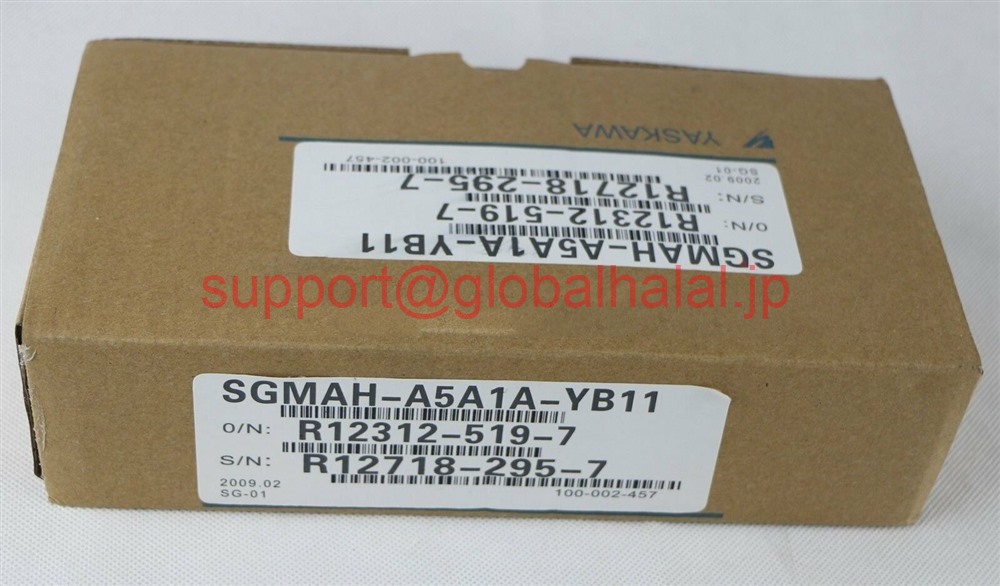 新品【東京発★適格請求書★税込】YASKAWA / 安川電機 SGMAH-A5A1A-YB11 サーボモーター【6ヶ月保証】|Global Halal Japan