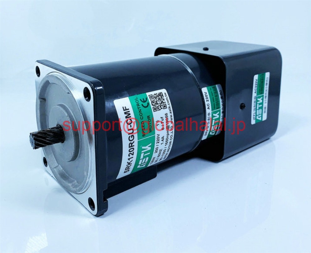 新品【東京発★適格請求書★代引可】ZD永久マグネットブレーキモーター5RK120RGU-CMF 5GU 60KB 120W 220V＃の1PCS新規 【６ヶ月保証】