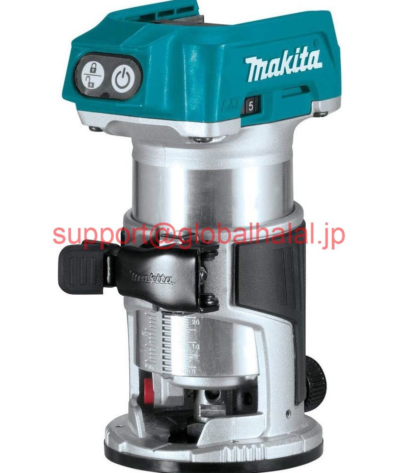 新品【東京発★適格請求書★代引可】Makita XTR01T7 18V LXT Lithium?Ion Brushless Cordless Compact Router Kit (5.0Ah) 【６ヶ月保証】｜Global Halal Japan