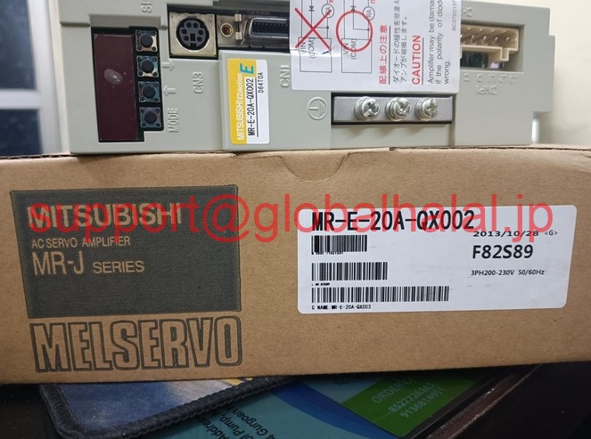 新品【東京発★適格請求書★代引可】新しい三菱MR-E-20A-QX002 ACサーボドライブ 【６ヶ月保証】