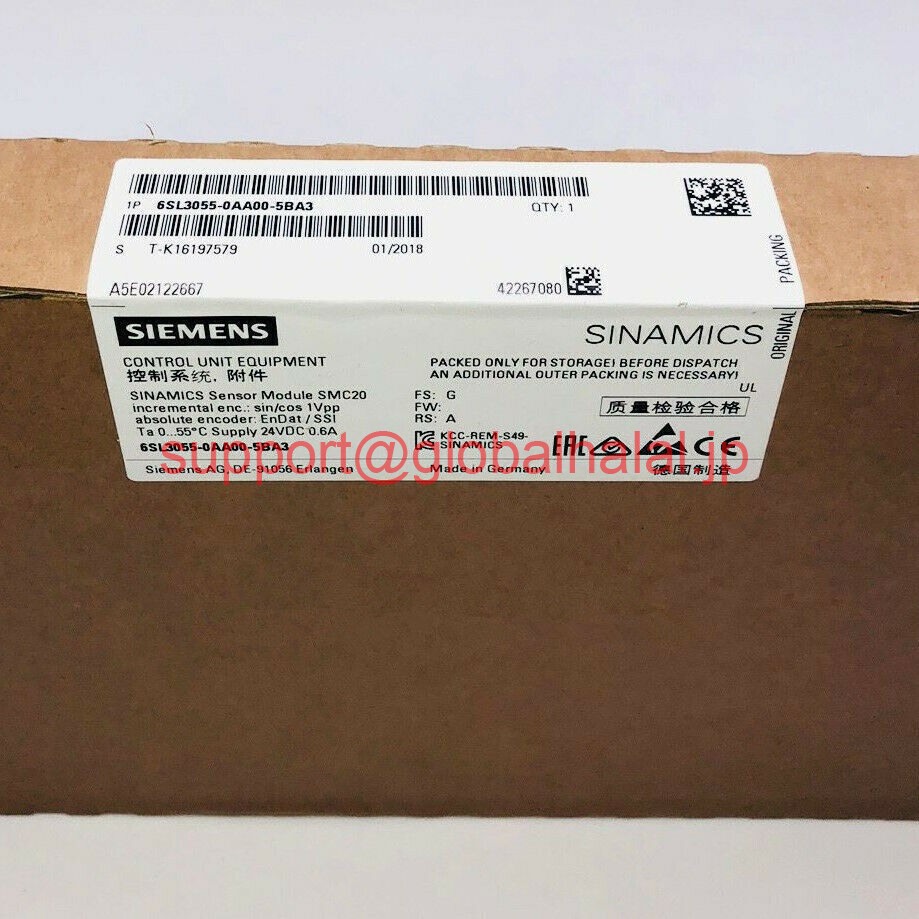 新品【東京発★適格請求書★代引可】Siemens Encoder Conversion Module 6SL3 055-0AA00-5BA3 In 【6ヶ月保証】|Global Halal Japan