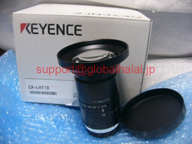 新品【東京発★適格請求書★代引可】KEYENCE CA-LHT18 大光径レンズ 18mm/F2.8 ラインスキャンカメラ用特殊マウント M40 P0.75 画像処理 【6ヶ月保証】|Global Halal Japan
