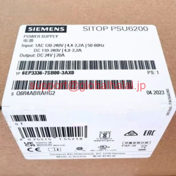 新品【東京発★適格請求書★代引可】Siemens 6EP3 336-7SB00-3AX0 Power Supply 6EP3336-7SB00-3AX0 In Box 【６ヶ月保証】