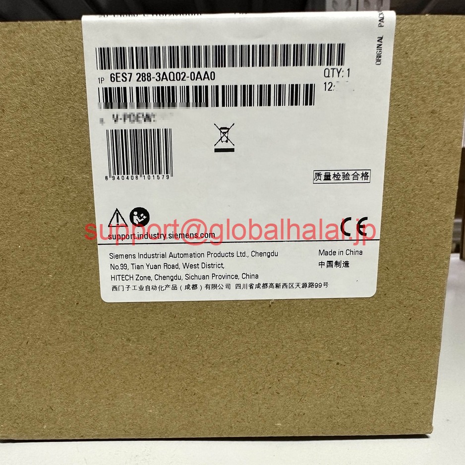 新品【東京発★適格請求書★代引可】Siemens 6ES7 288-3AQ02-0AA0 /PL3 【６ヶ月保証】