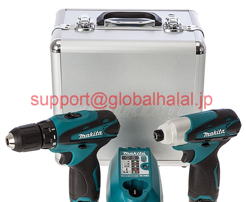 新品【東京発★適格請求書★代引可】Makita LCT204 Combo Set DF330D TD090D 10.8V 2x1.3Ah Charger DC10WA Hard Case UPS 【６ヶ月保証】｜Global Halal Japan