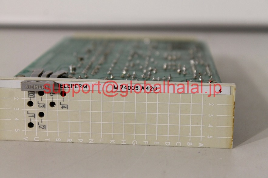 新品【東京発★適格請求書★代引可】SIEMENS TELEPERM M74005-A420 PCB CARD 【６ヶ月保証】｜Global Halal Japan 53,448円