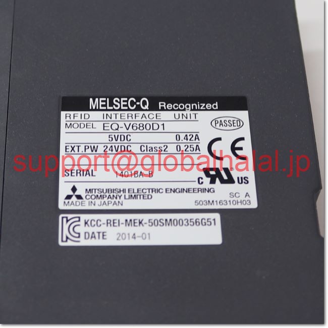 新品【日本の首都発★適当お願いごと書★代引可】MITSUBISHI RFID界面据えつける EQ-V680D1 【６ヶ月言いはなつ】