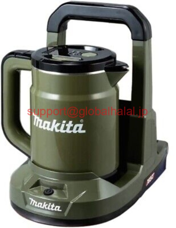新品【日本の首都発★適当お願いごと書★代引可】MAKITA 40Vmax CORDLESS KETTLE (0.8L) BODY ONLY OLIVE KT001GZO 【６ヶ月言いはなつ】