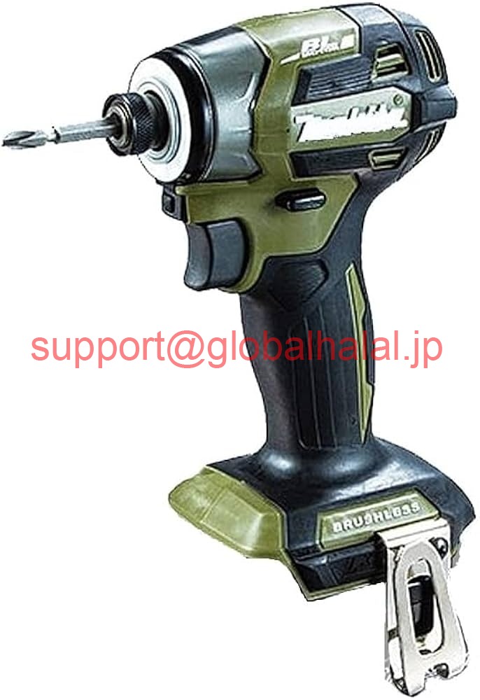 新品【東京発★適格請求書★代引可】Makita 18V TD173DZO Rechargeable Impact Driver Main Unit Only (Olive) japan 【６ヶ月保証】｜Global Halal Japan
