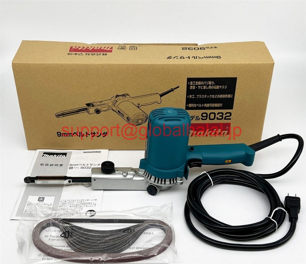新品【日本の首都発★適当お願いごと書★代引可】Makita 9032 Belt Sander 3/8\"\"" x 21\""\""  AC 100V 【６ヶ月引き受ける】"