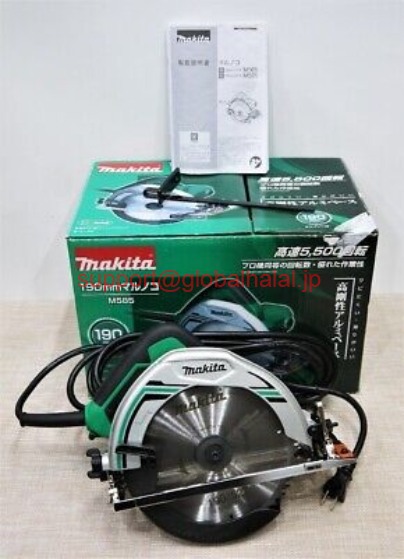 新品【日本の首都発★適当お願いごと書★代引可】Makita Electric Marunoko Circular Saw 190粍 M585 Aluminum base 100V Green 【６ヶ月引き受ける】