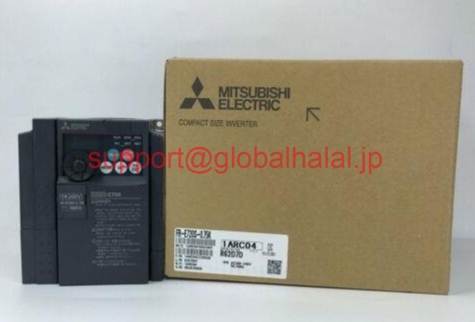 新品【東京発★適格請求書★代引可】三菱電機 インバータ FR-E720S-0.75K 【6ヶ月保証】|Global Halal Japan