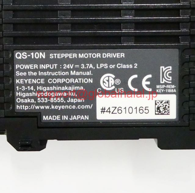 新品【東京発★適格請求書★代引可】KEYENCE QS-10N ステッピングモータドライバ 【６ヶ月保証】