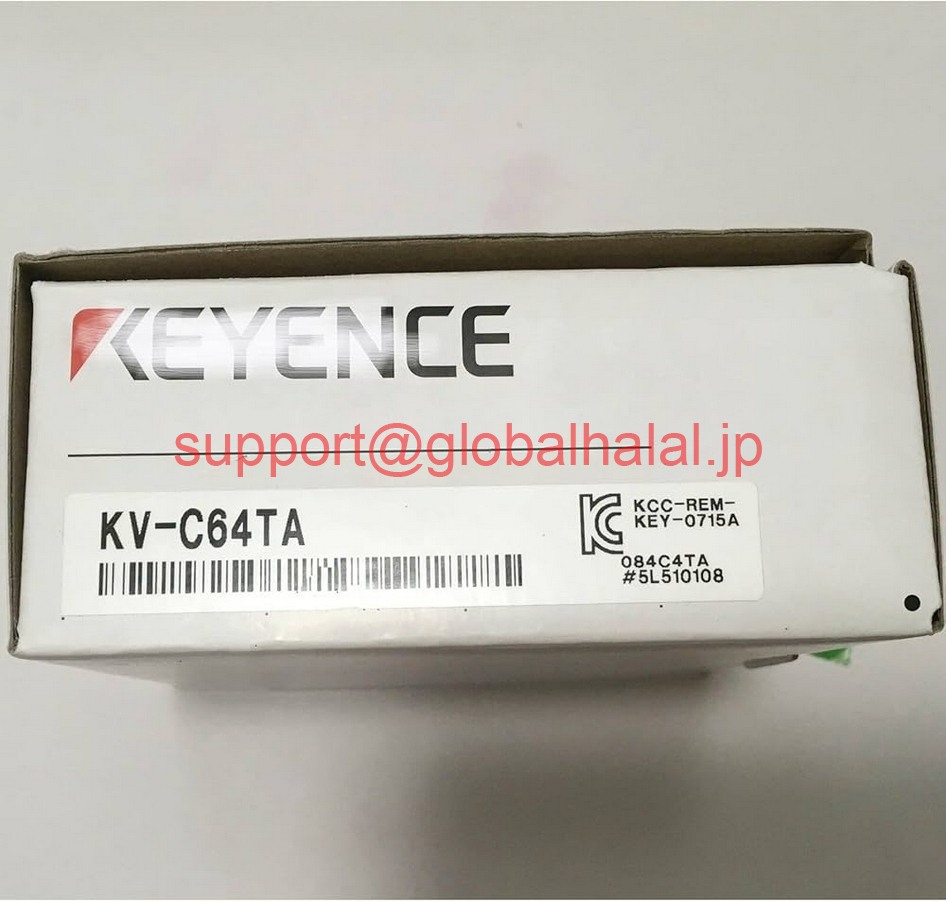 新品【東京発★適格請求書★代引可】キーエンス 64点 コネクタ トランジスタ KV-C64TA 【６ヶ月保証】｜Global Halal Japan