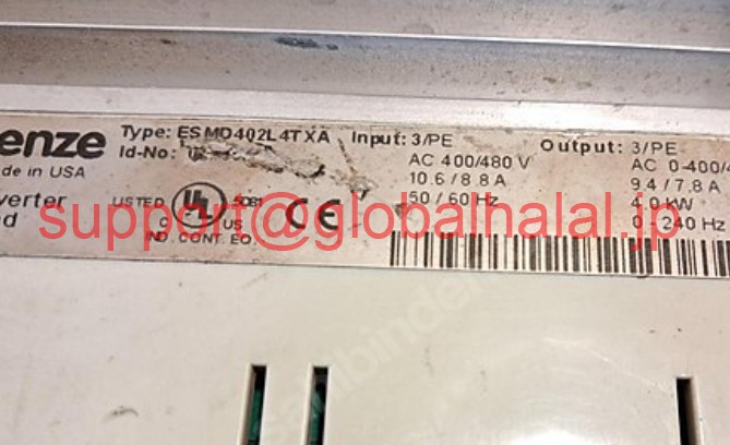 新品【東京発★適格請求書★代引可】listinglenze e 402l4txa 4.0kw 380v【６ヶ月保証】｜Global Halal Japan