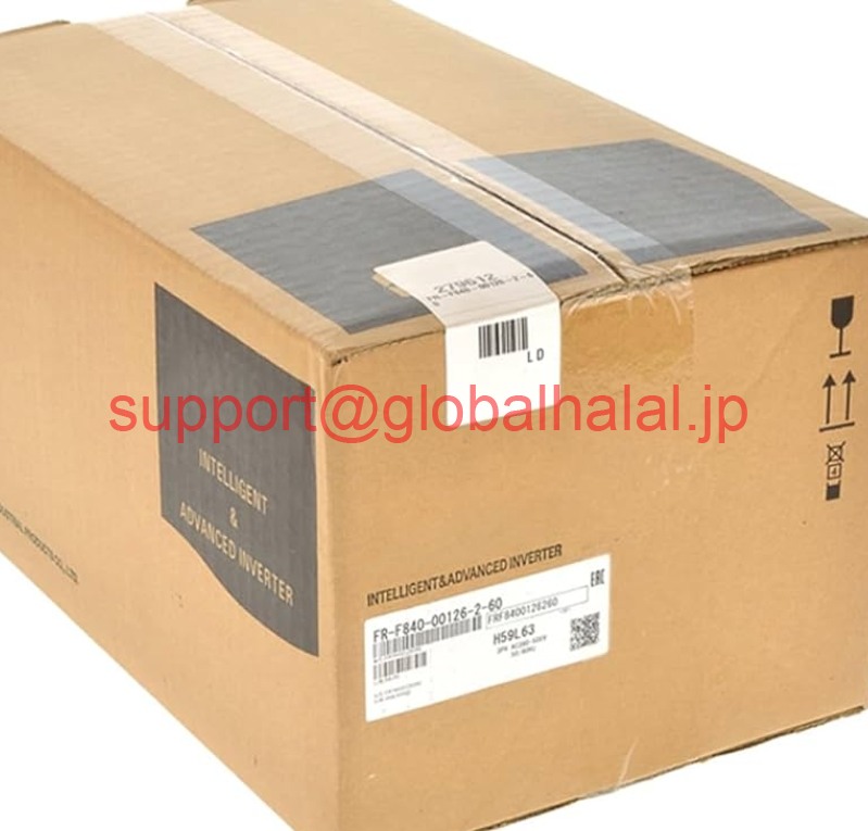 新品【東京発★適格請求書★代引可】PLCインバーターFR-F840-00126-2-60 5.5kW QH【６ヶ月保証】｜Global Halal Japan