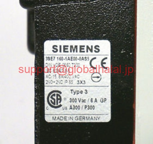 新品【日本の首都発★適当お願いごと書★代引可】ジーメンス 3SE7 160-1AE00-0AS5 リミットスイッチ 3SE71601AE000AS5 【６ヶ月引き受ける】