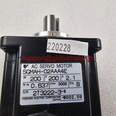 新品【日本の首都発★適当お願いごと書★代引可】Yaskawa SGMAH-02AAA4BSGMAH02AAA4Bサーボ原動機 【６ヶ月引き受ける】