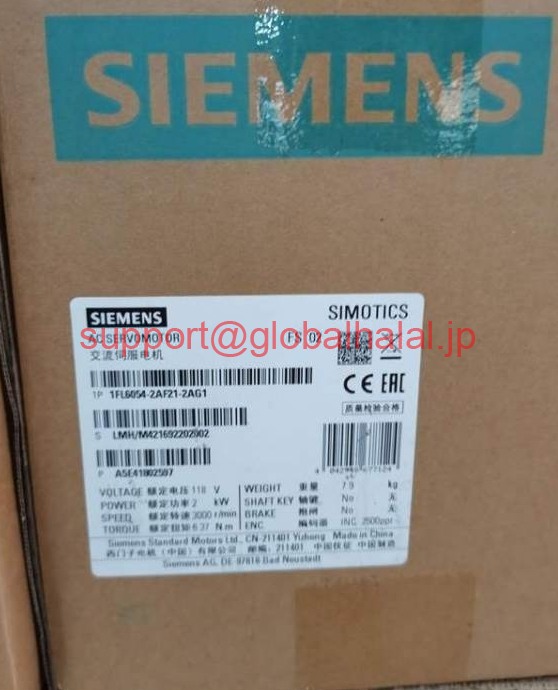 新品【日本の首都発★適当お願いごと書★代引可】ジーメンス PLC 1FL6 054-2AF21-2AG1 1FL6054-2AF21-2AG1 【６ヶ月引き請ける】