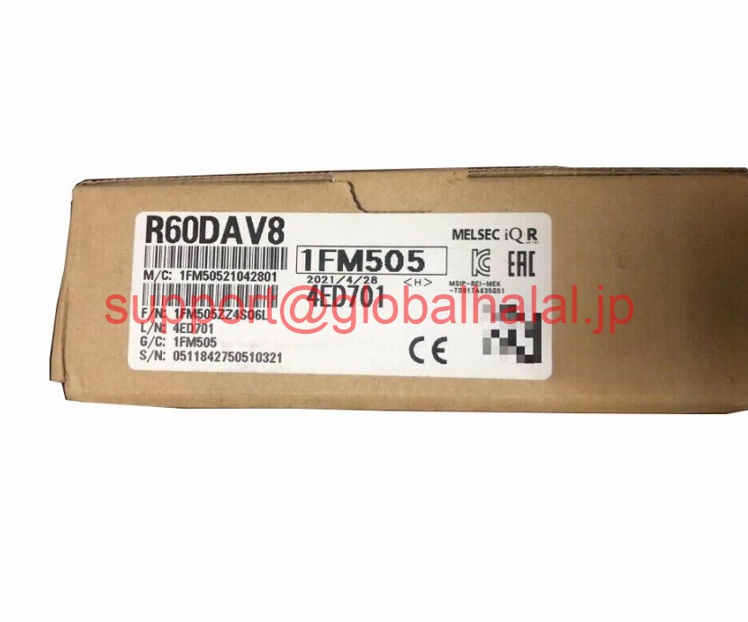 新品【日本の首都発★適当お願いごと書★代引可】三菱モデュール R60DAV8 【６ヶ月引き請ける】