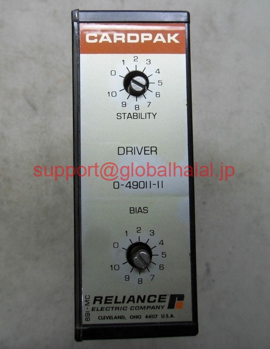 新品【東京発★適格請求書★代引可】Reliance Electric 0-49011-11 CardPak 049001111安定性ドライバー 【６ヶ月保証】｜Global Halal Japan