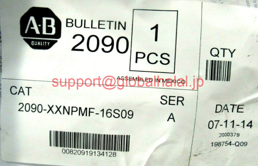 新品【日本の首都発★適当お願いごと書★代引可】2090-XXNPMF-16S09サーボモーターパワーケーブル9m 【６ヶ月引き受ける】