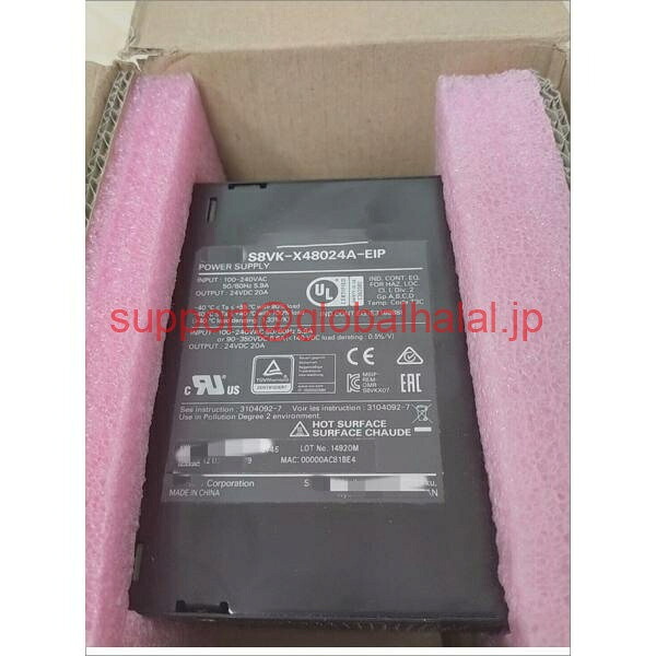 新品【東京発★適格請求書★代引可】Omron S8VK-X48024-EIP / S8VKX48024EIP 【６ヶ月保証】｜Global Halal Japan