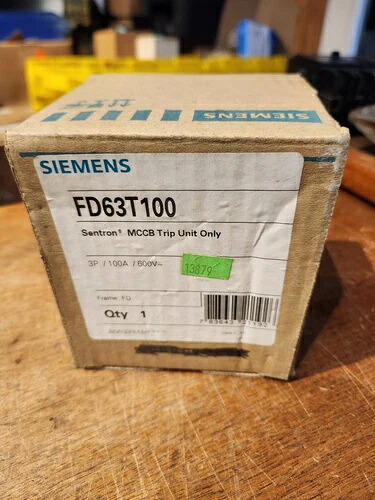 新品【日本の首都発★適当お願いごと書★代引可】ジーメンス FD63T100 トリップユニット 【６ヶ月引き請ける】