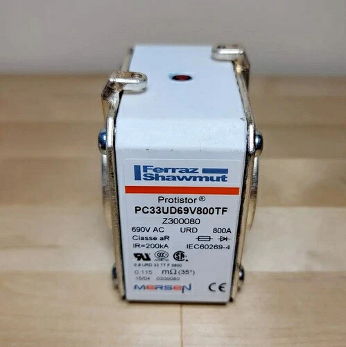 新品【日本の首都発★適当お願いごと書★代引可】SC33AR69V800TIU FUSE R1047090 690VAC 800Aの事あたらしい 【６ヶ月引き請ける】