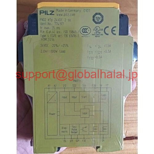 新品【日本の首都発★適当お願いごと書★代引可】PILZ 安全性のある中継ぎ PNOZ e7p 24VDC 2 so 774197 【６ヶ月引き受ける】